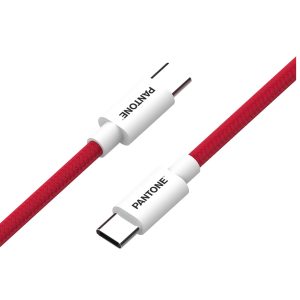 Pantone USB-C To USB-C Cable 60W Rd