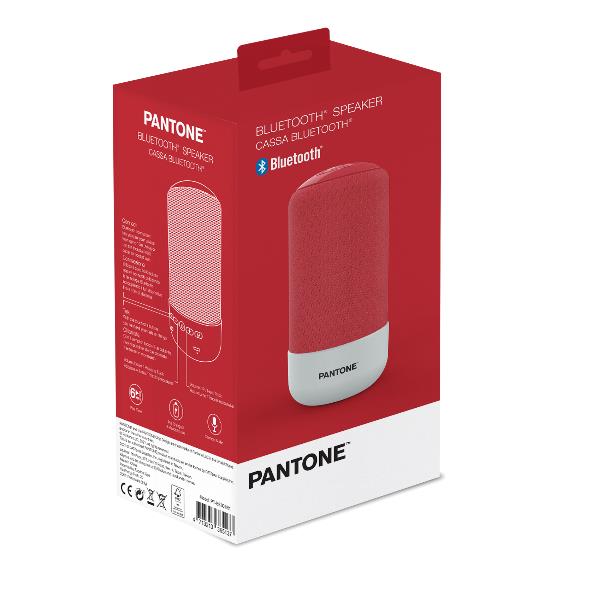 Pantone Wireless Speaker 5W Rosso - immagine 2