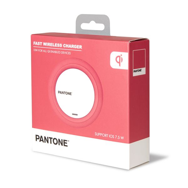 Pantone Qi Wireless Charger Rosa - immagine 3