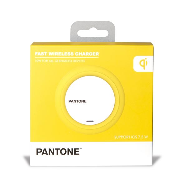Pantone Qi Wireless Charger Yellow - immagine 4