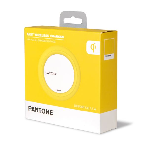 Pantone Qi Wireless Charger Yellow - immagine 2