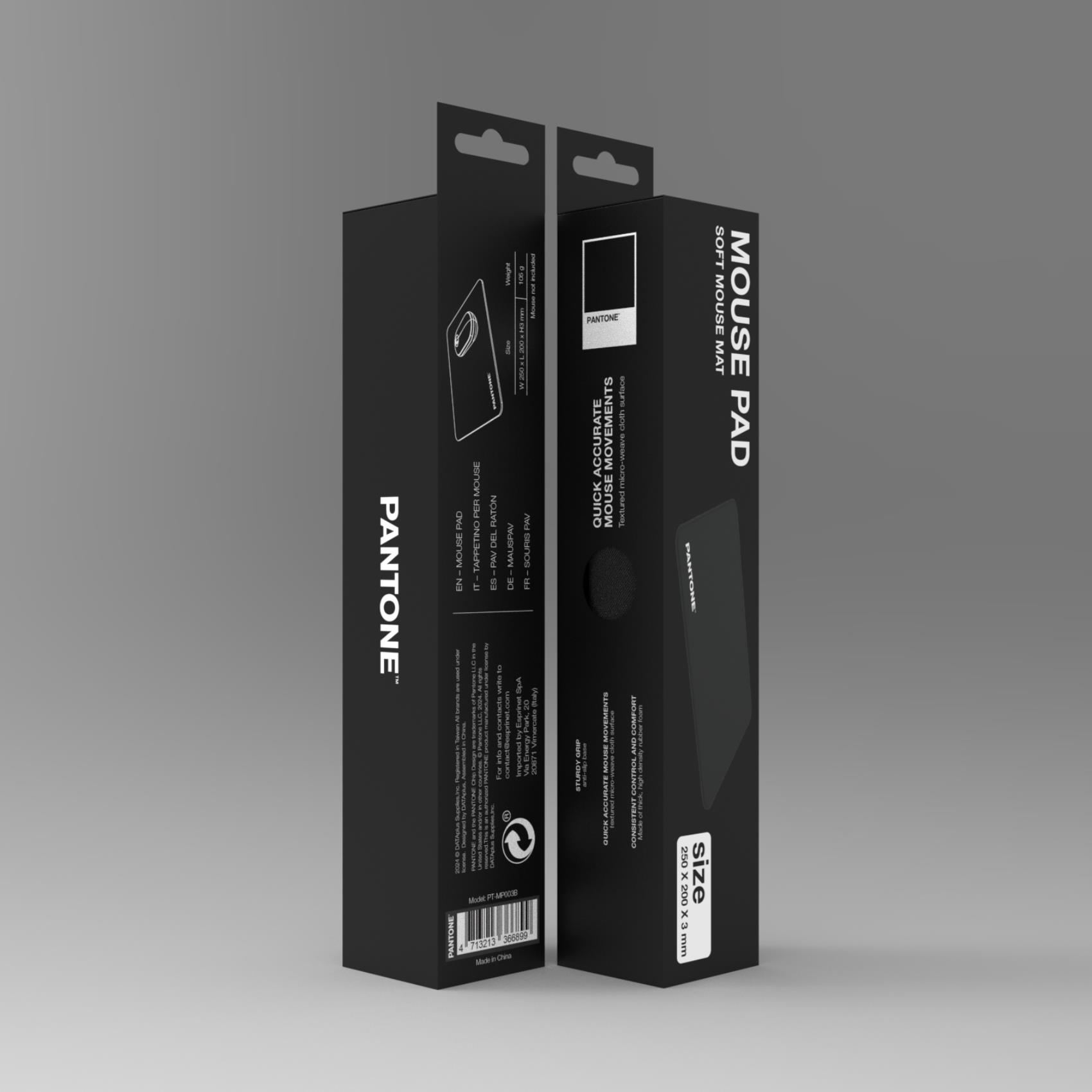 Pantone Mousepad Nero - immagine 2