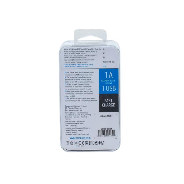 Caricatore Da Parete - 1A USB Nero - immagine 4