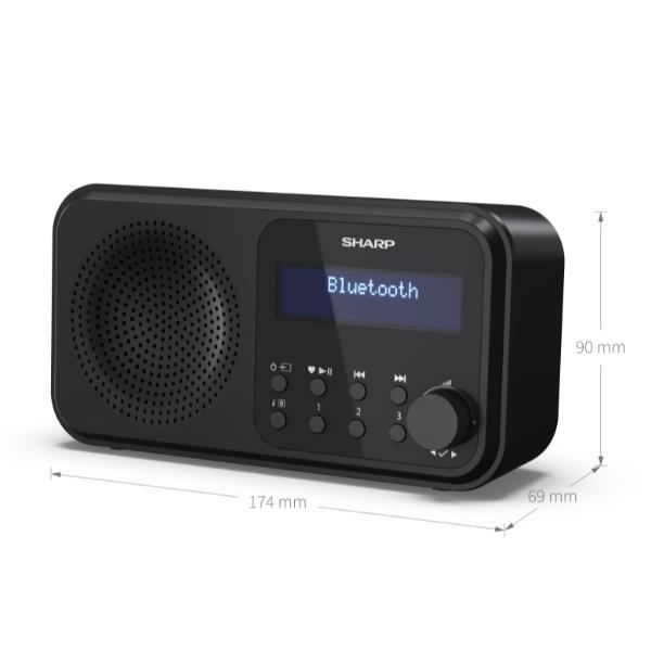 Radio Portatile Digitale Tokio Nero - immagine 5