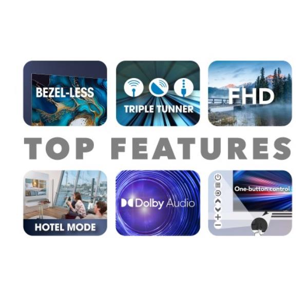 22 FHD Easy Tv Hotel Mode 12/220V - immagine 3