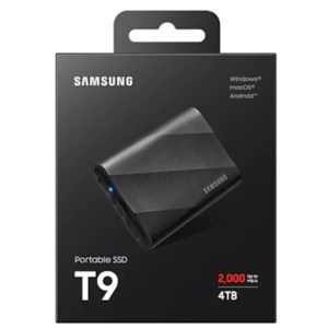 SSD Portatile T9 Da 4Tb Nero Usb3.2