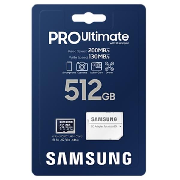 Microsd Pro Ult.512Gb Xc,U3,V30,A2
