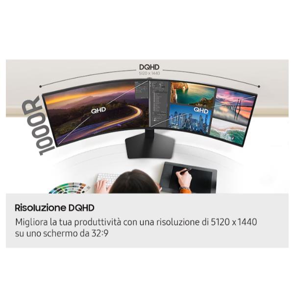 S49F95U Monitor Hrm Dqhd - immagine 3