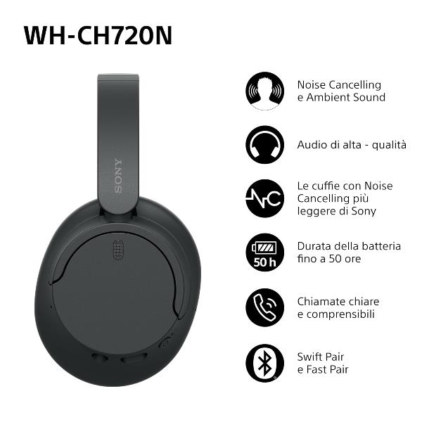 Wh-Ch720 Cuffie Wireless Nc - immagine 2