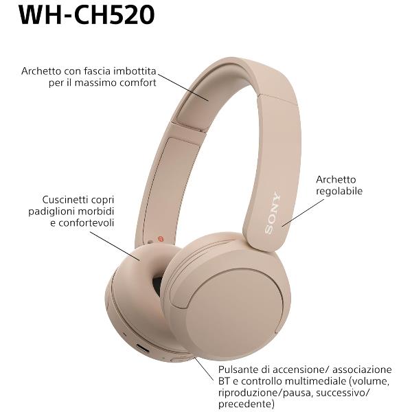 Wh-Ch520 Cuffie Onear Truewireless - immagine 4