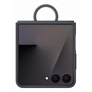 Silicone Ring Case Flip7 Nero