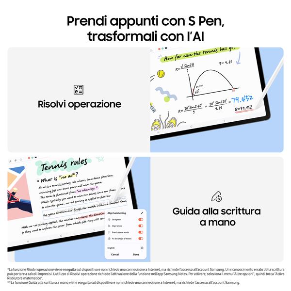 Galaxy Tab S10 Fe 8+128Gb Grigio - immagine 4