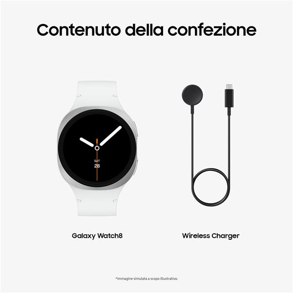 Galaxy Watch8 40Mm Bluetooth Argento - immagine 3