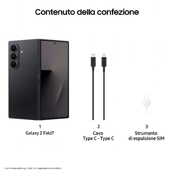 Galaxy Z Fold7 12+256Gb Nero