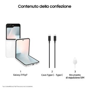 Galaxy Z Flip7 Fe 8+256Gb Bianco