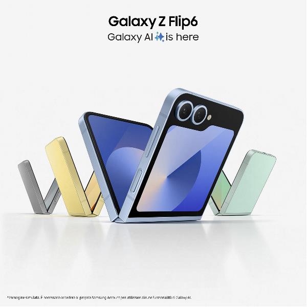 Galaxy Z Flip6 Argento 12Gb+512Gb