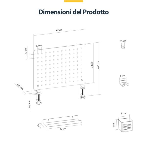 Pannello Forato Portaoggetti - immagine 8