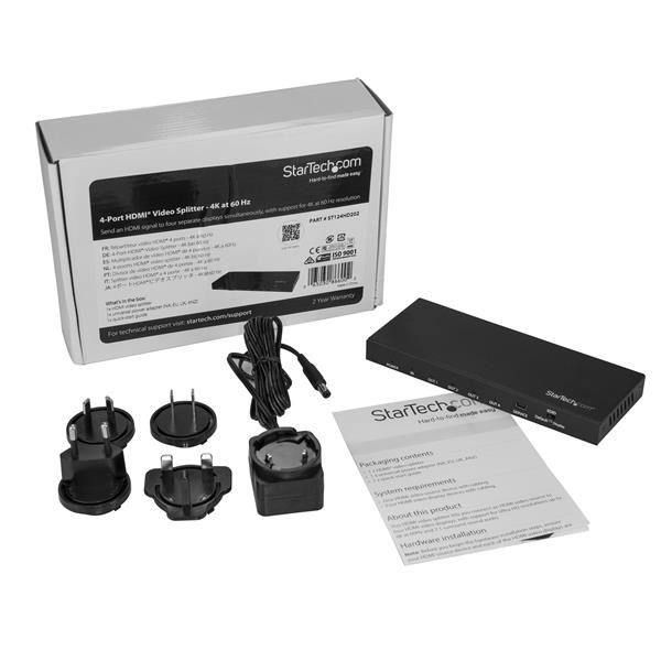 Splitter HDMI A 4 Porte - 4K - immagine 4