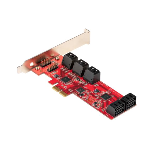 Scheda Pcie Sata 10Pt - 6Gbps - immagine 3