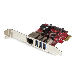Scheda Pcie Usb3.0 3 Porte/Gbe
