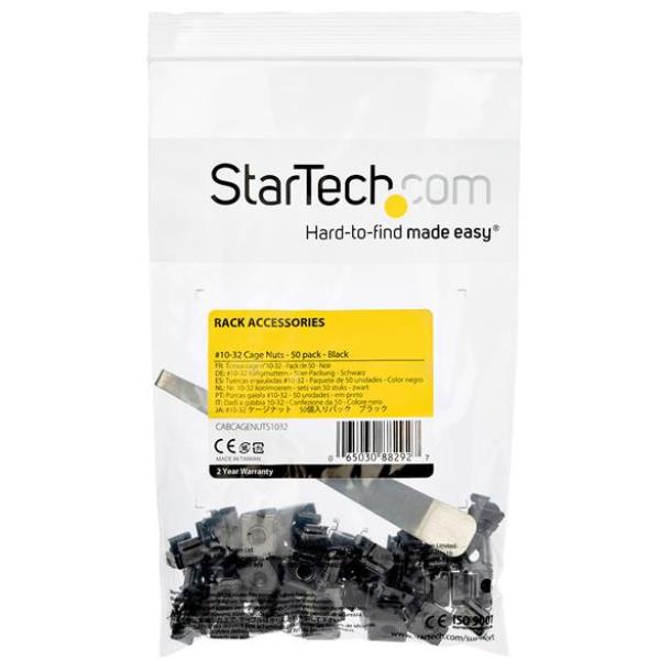 50 X Dadi In Gabbia 10-32 Per Rack - immagine 3