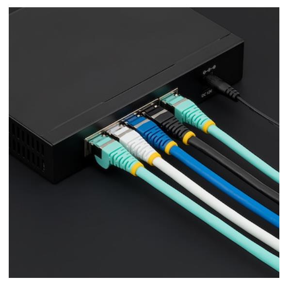 Cavo Ethernet Cat6A 50Cm Lszh - immagine 4