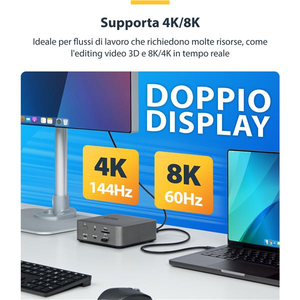 Cavo Thunderbolt 5 Da 50Cm, 8K - immagine 8