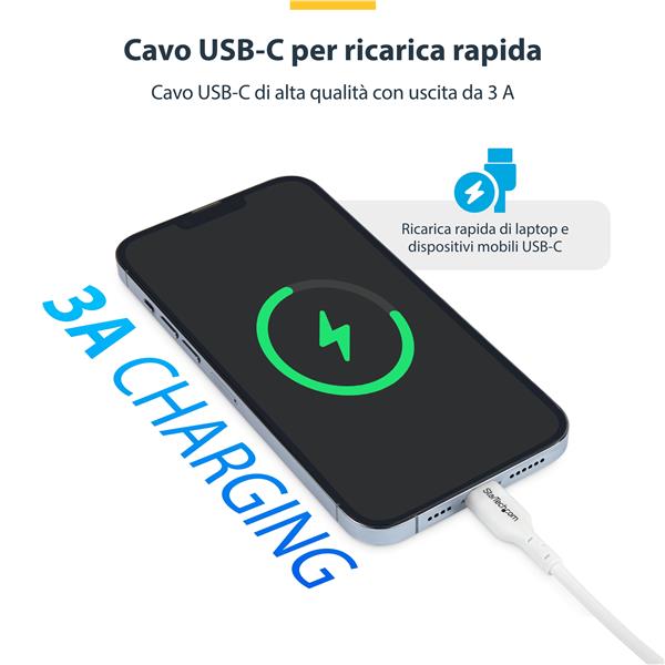 Cavo USB-C Bianco Da 2M - immagine 6