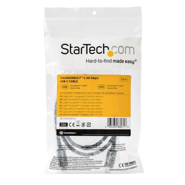 Cavo Thunderbolt 3 A Thunderbolt 3 - immagine 3