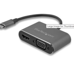 Adattatore USB-C A VGA + HDMI