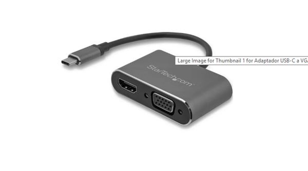 Adattatore USB-C A VGA + HDMI - immagine 2