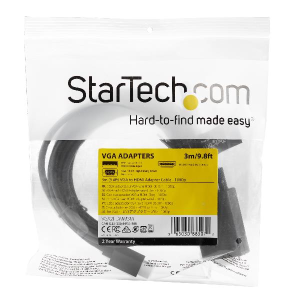 Cavo Adattatore VGA A HDMI 3M - immagine 2