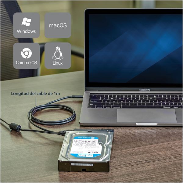 Cavo Adattatore USB 3.1 Per Sata 2 - immagine 7