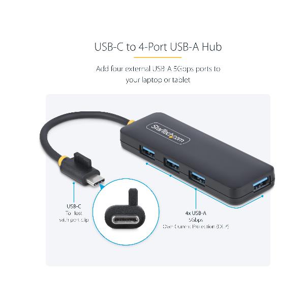 Hub USB-C A 4 Porte 5 Gbps - immagine 5