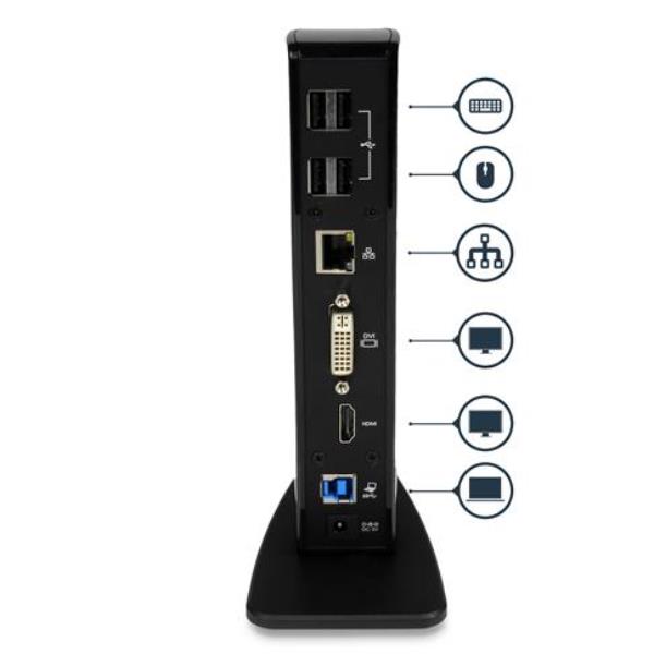 Docking Station DVI HDMI USB 3 - immagine 3