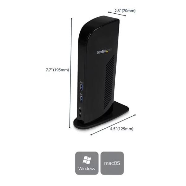 Docking Station DVI HDMI USB 3 - immagine 2