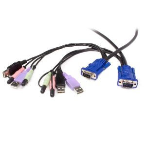 2 Port VGA + USB Cable Kvm