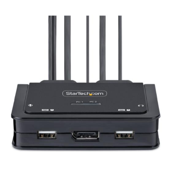 Kvm Switch USB-C A 2 Porte, 4K - immagine 5