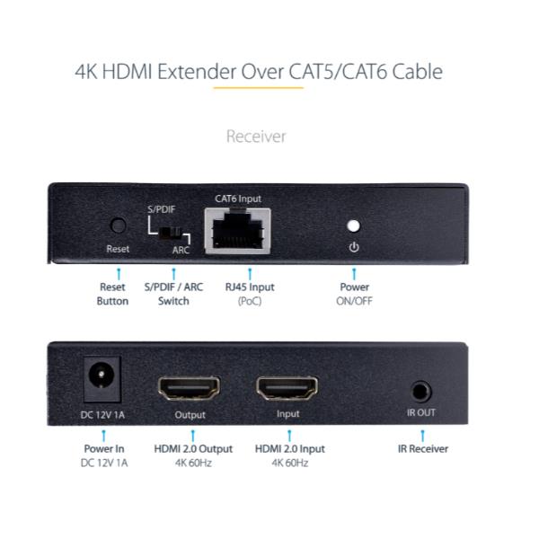 Extender HDMI 4K Audio S/Pidf - immagine 2