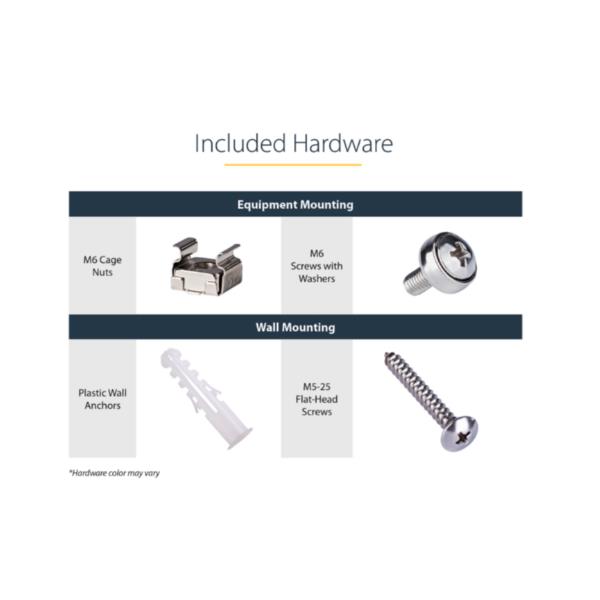 Staffa Rack 19" 10U A Parete - immagine 4