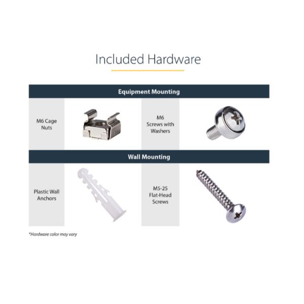 Staffa Rack 19" 14U A Parete - immagine 6