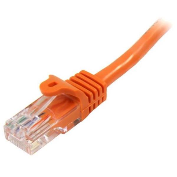 Cavo Di Rete Cat 5E Arancio 1M - immagine 3