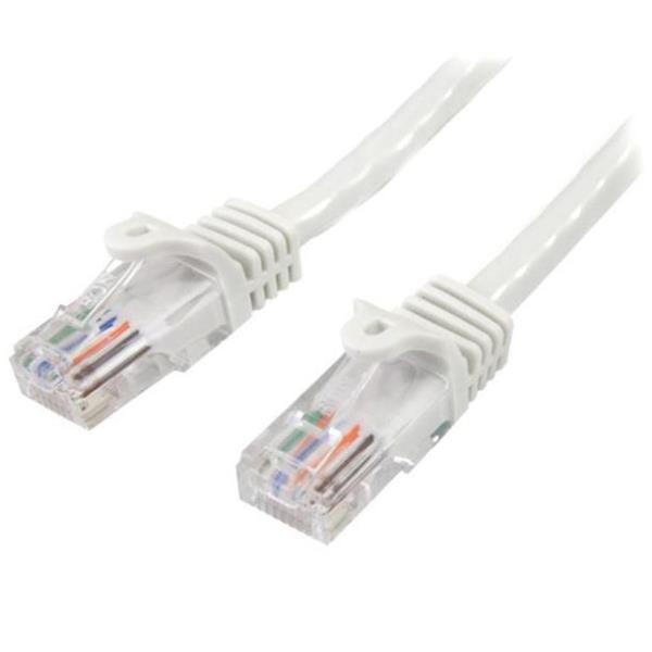 Cavo Di Rete Cat 5E Bianco 3M - immagine 2