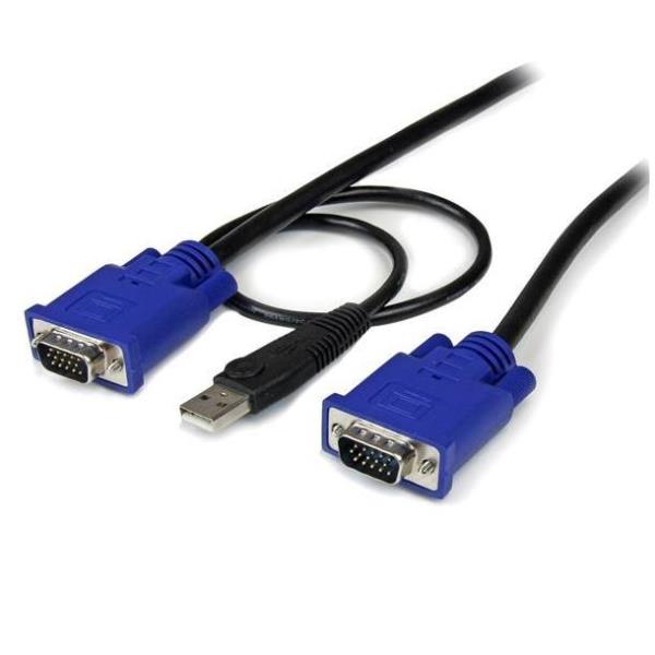 Cavo Sottile Kvm VGA USB 2 In 1 - immagine 2