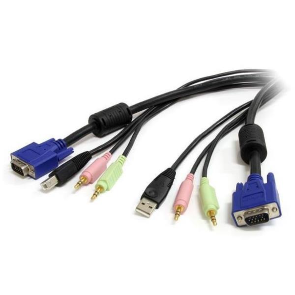 Cavo Switch Kvm VGA USB 4 In 1 - immagine 2