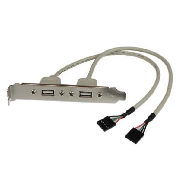Adattatore Piastra Slot USB 2 Porte - immagine 2
