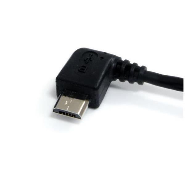 Cavo Micro USB Angolato 1 8M - immagine 3