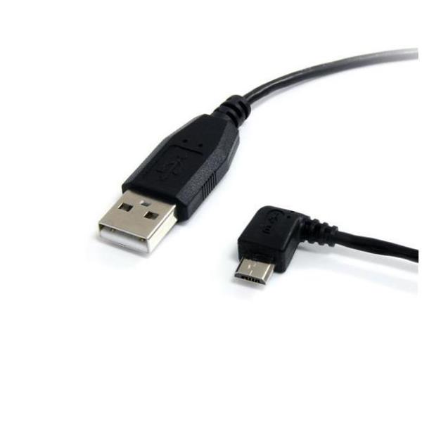 Cavo Micro USB Angolato 1 8M - immagine 2