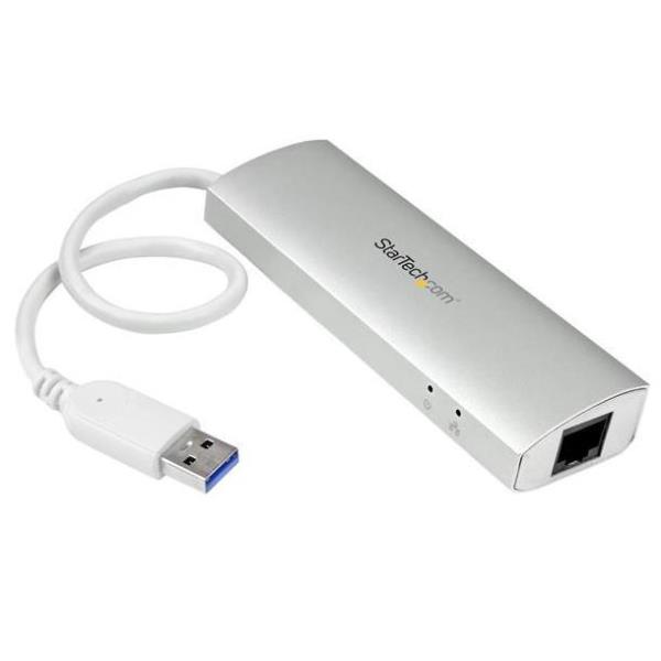 Hub USB 3.0 A 3 Porte Nic Gbe - immagine 3