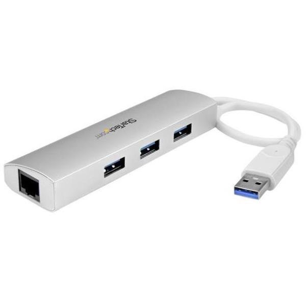 Hub USB 3.0 A 3 Porte Nic Gbe - immagine 2